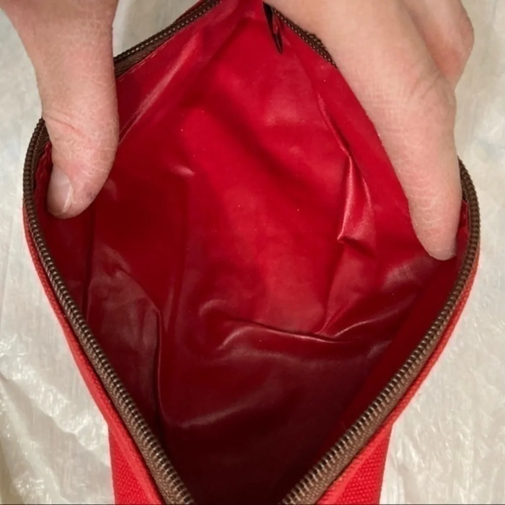 Dooney and Bourke red cosmetic case